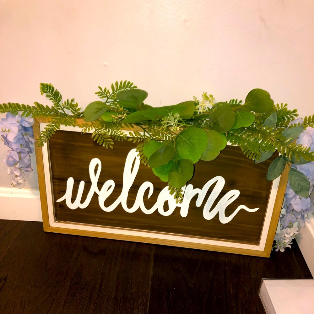 Rustic Welcome Sign